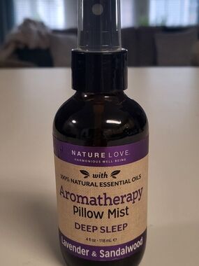 NEW Nature Love Deep Sleep Aromatherapy Pillow Mist - Lavender & Sandalwood 4 oz